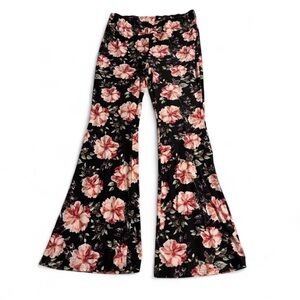 Floral Bell Bottom Pants